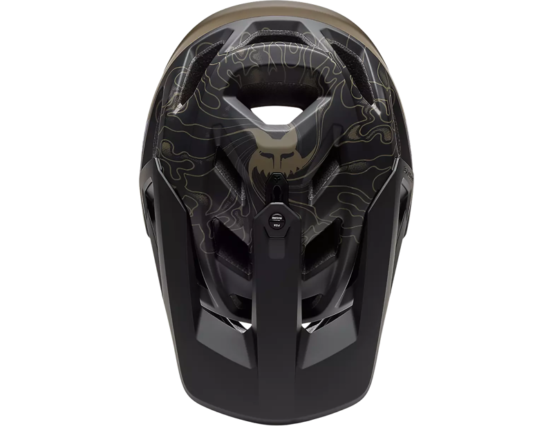 Fox ProFrame Frequency MTB Helmet in Military Green-3