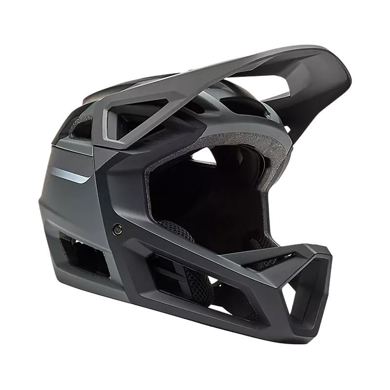 Balfes Bikes Fox Racing Youth Proframe Rizer Full Face MIPS Helmet in Dark Shadow Grey | Free postage over £30, £10 off first order, price match & 0% finance.
