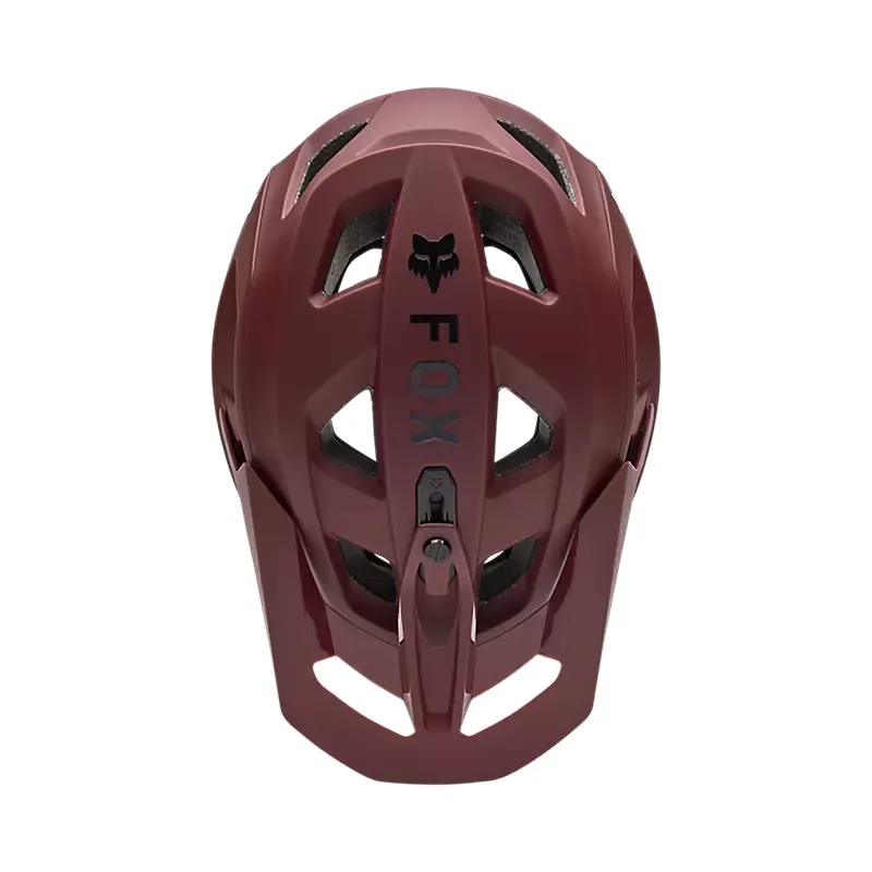 Fox Racing Speedframe Solid MTB Helmet in Rust Brown-2