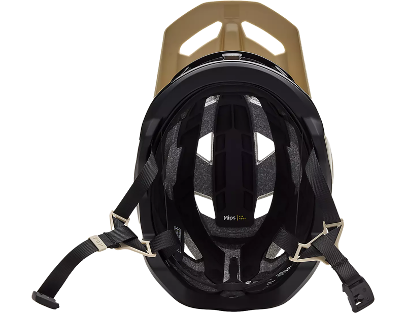 Fox Speedframe Pro Backfade MTB Helmet in Cream-4