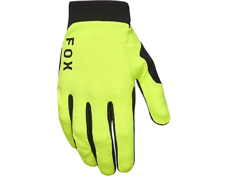 fox clothing RANGER gel GLOVEs in FLUORESCENT YELLOW