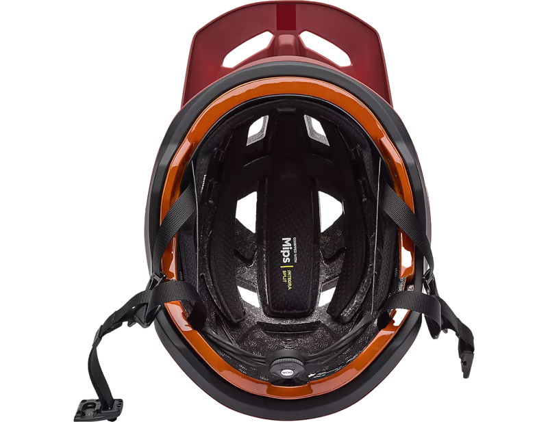 Fox Speedframe RS Paranoid MTB Helmet in Rust Brown-4
