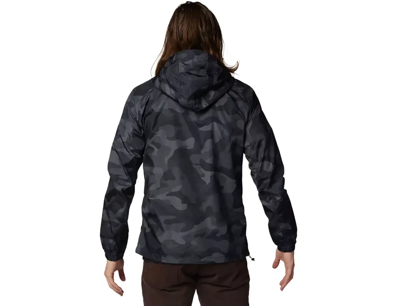 Fox Head Windbreaker in Black Camouflage-1