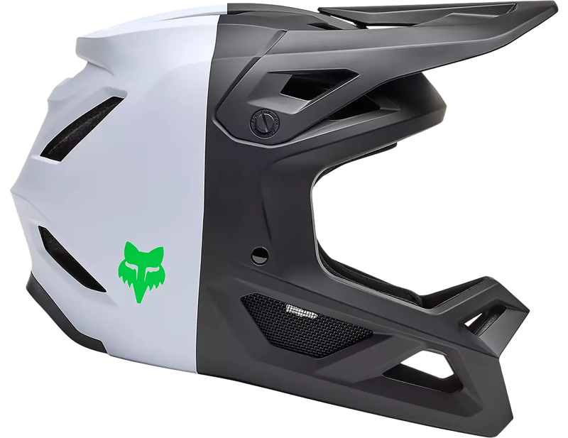 Fox Racing Youth Rampage 5050 MTB Helmet in Black/White-1