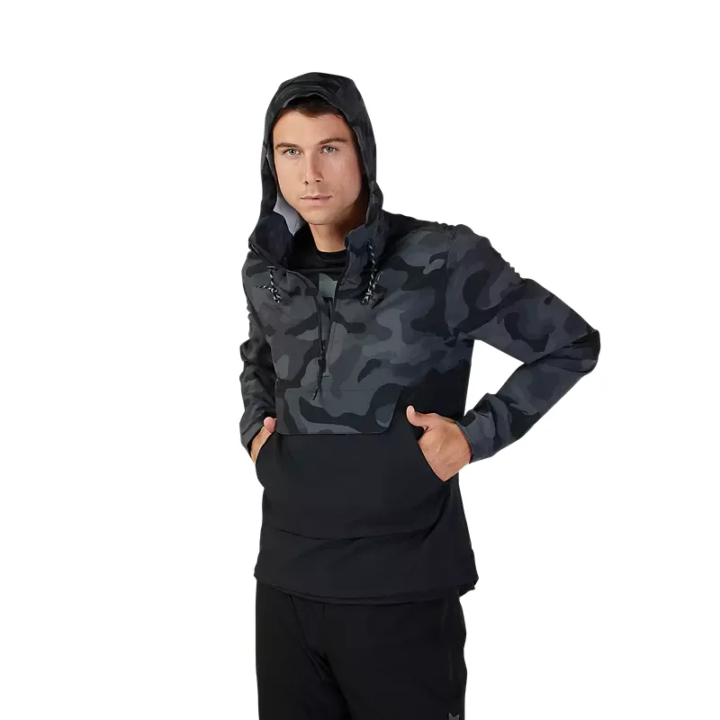 Fox Racing Ranger Wind Pullover Hoodie in Black Camouflage -6