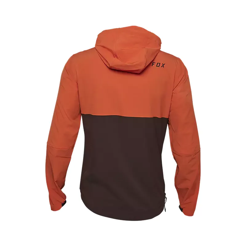 Fox Racing Ranger Wind Pullover Jacket in Atomic Orange-1
