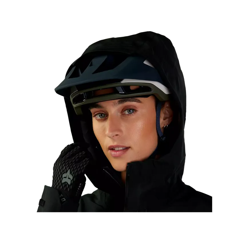 Fox Racing Women's Defend 3-Layer Water Jacket in Black-6