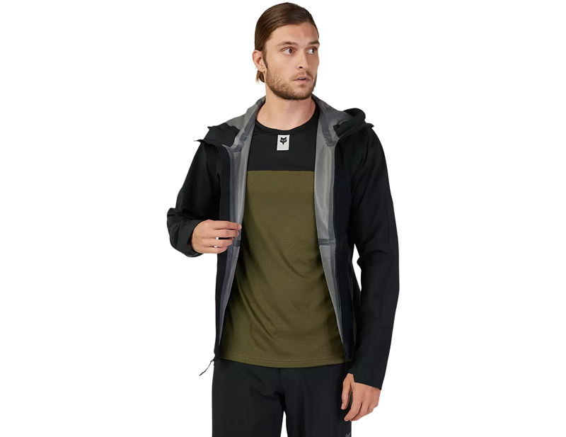 Fox Racing Defend 3-Layer Water Jacket in Black-5