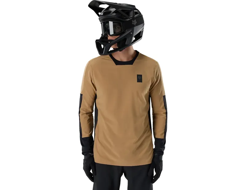 Fox Defend Thermal Jersey in Brown Sugar-3