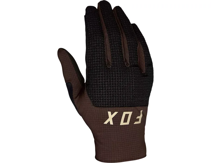 Balfes Bikes Fox Racing Flexair Pro Full Finger Gloves in Cocoa Brown | Free postage over £30, £10 off first order, price match & 0% finance.