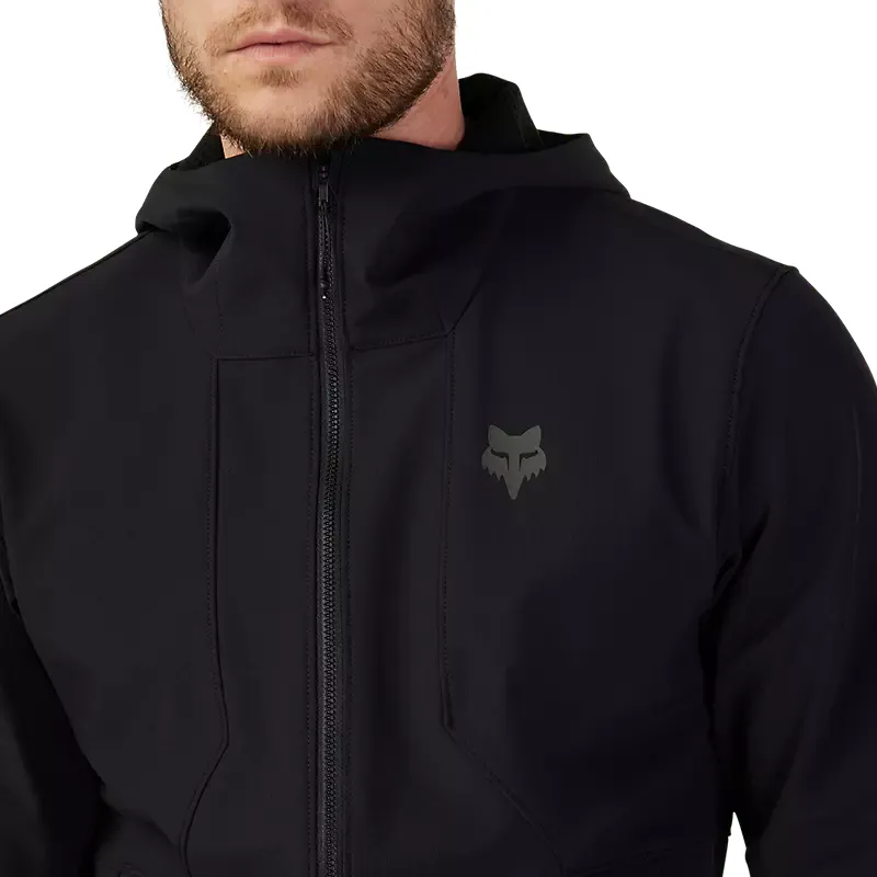 Fox Racing Ranger Fire Hoodie in Black-3