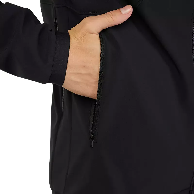 Fox Racing Ranger Fire Hoodie in Black-5