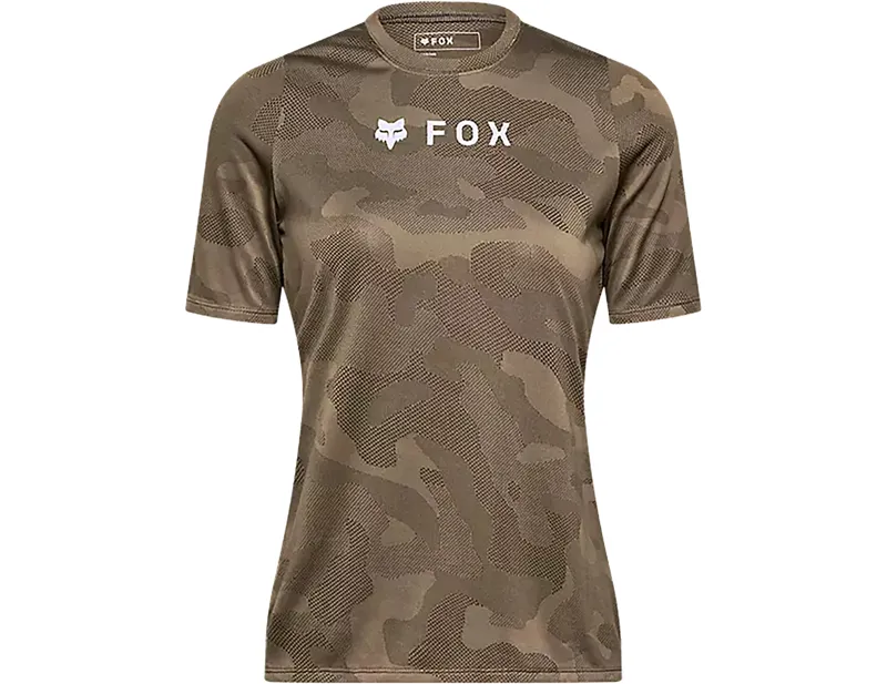 Fox Clothing Womens Ranger TruDri short sleeved Jersey in Dirt Brown