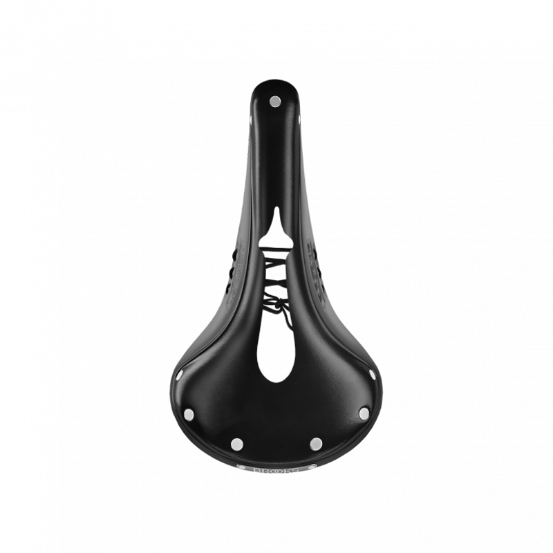 Brooks B17 Narrow Carved Saddle in Black-2