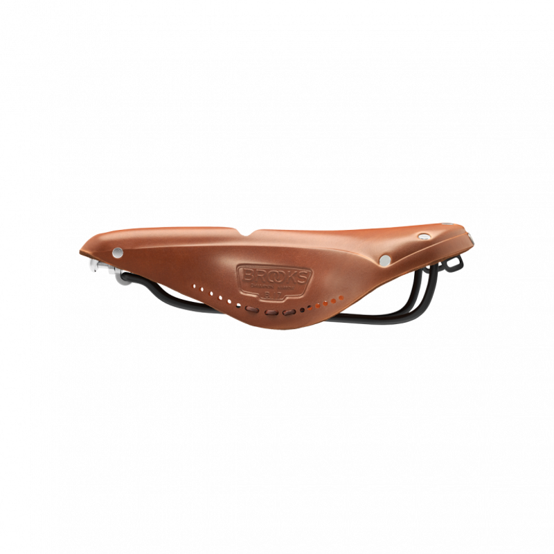 Brooks B17 Narrow Carved Saddle in Honey-5