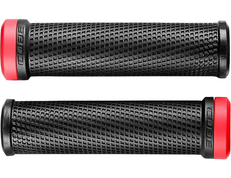 Balfes Bikes Cube Race Grips in Black/Red | Free postage over £30, £10 off first order, price match & 0% finance.