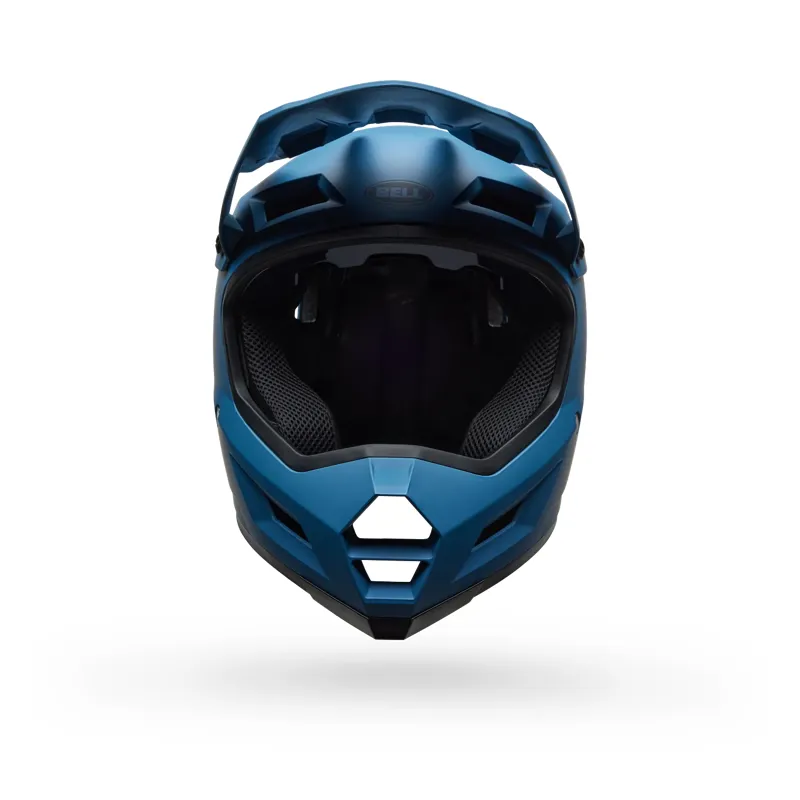 Bell Sanction 2 Matte Full Face Helmet CE/CPSC in Matte Blue-2