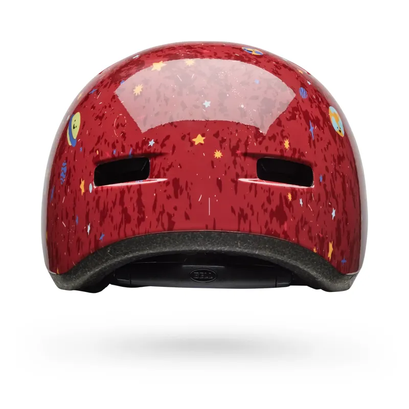 Bell Lil Ripper Kids Helmet Planets in Dark Red-2