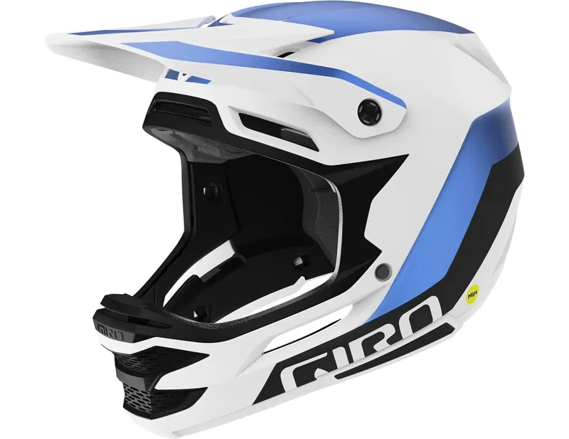 Giro Insurgent MIPS Spherical Helmet in Matte White/Anodized Blue