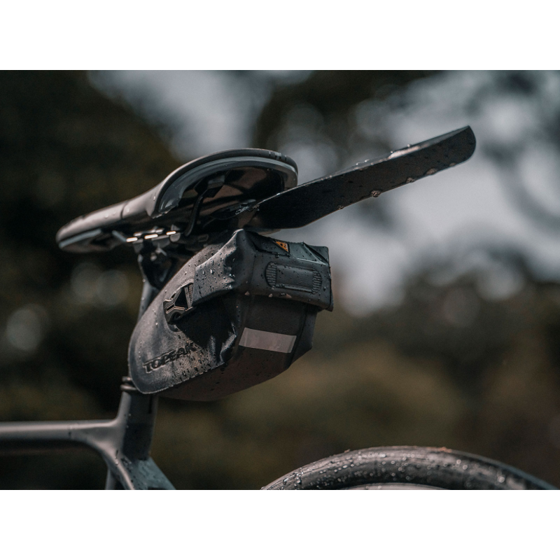 Topeak Flashfender Deluxe Duo Fixer Mudguards in Black/Transparent-4