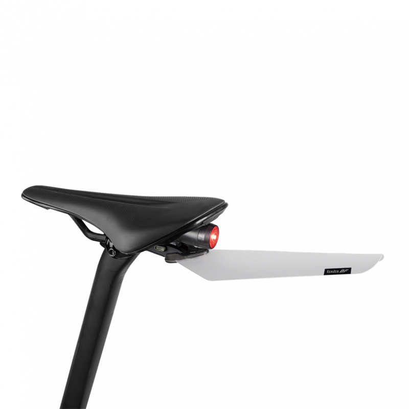 Topeak Flashfender Deluxe Duo Fixer Mudguards in Black/Transparent-2