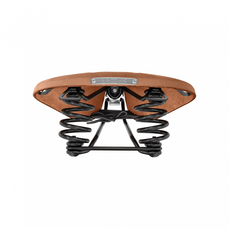 Brooks B67 Softened Short Ladies Saddle in Tan-2