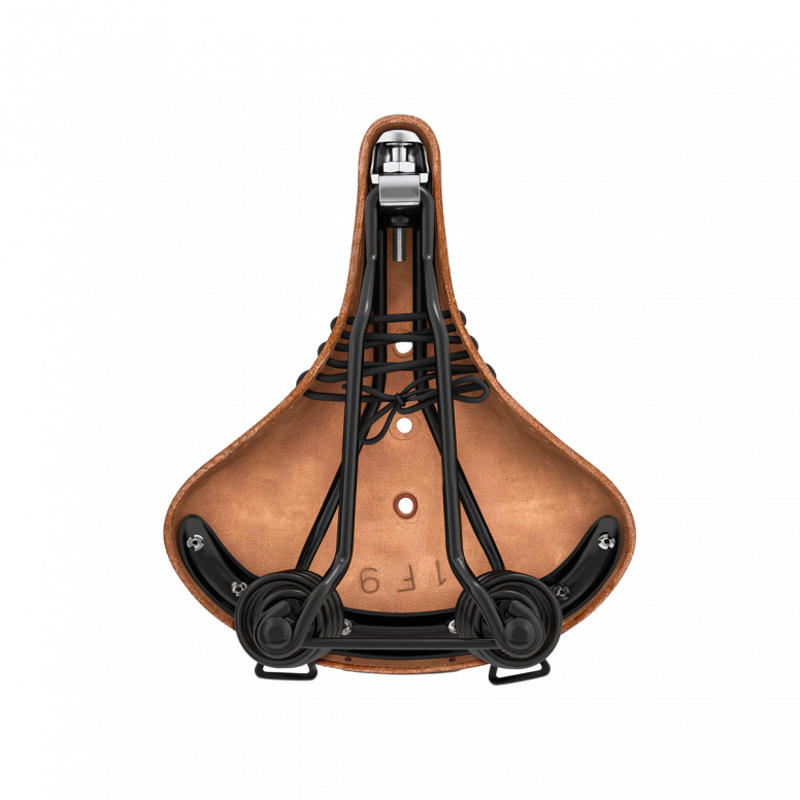 Brooks B67 Softened Short Ladies Saddle in Tan-3