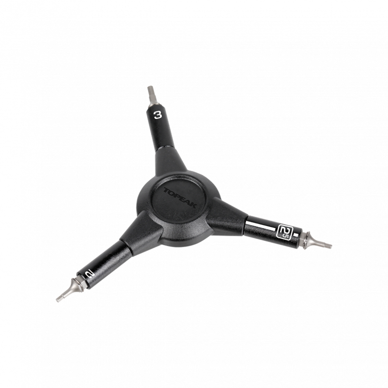 Topeak Y-Hex 2/2.5/3mm Speed Wrench in Black-1