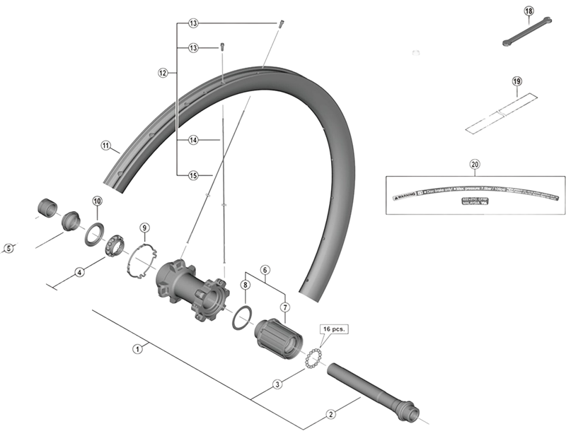 Balfes Bikes Shimano FH-M770 Freehub body washer | Free postage over £30, £10 off first order, price match & 0% finance.