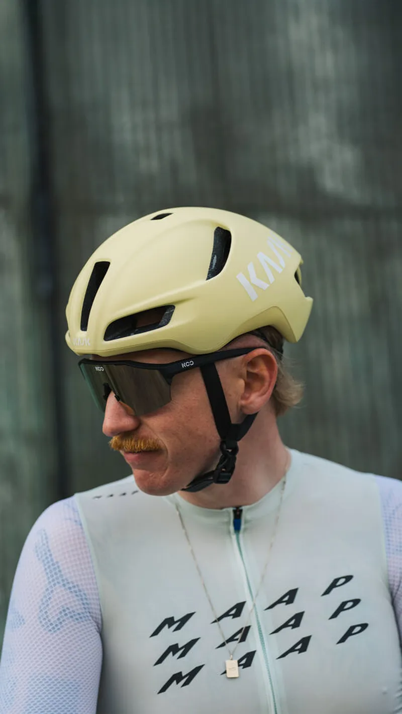 Kask Utopia Y WG11 Helmet in Celestial Yellow Matt-3