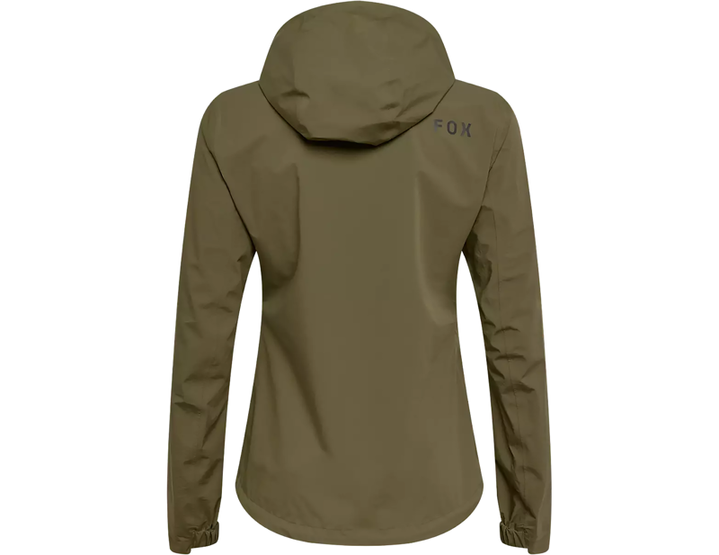 Fox Racing Women's 2.5-Layer Ranger Water Jacket in Olive Green-1