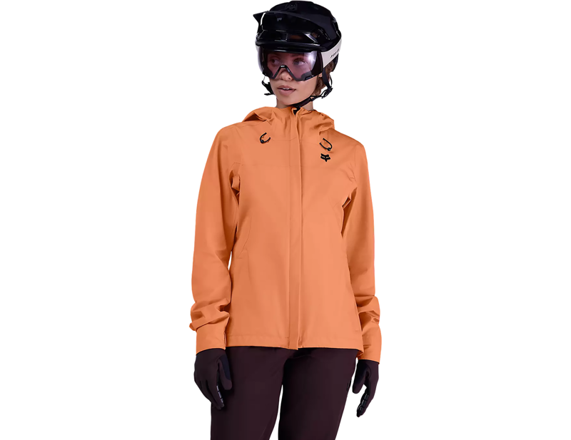 Fox Racing Women's 2.5-Layer Ranger Water Jacket in Coral-2