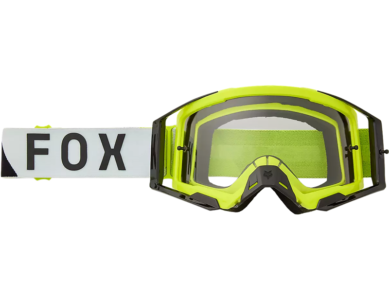 Fox Airspace Tine Smoke Lens Goggles in Fluorescent Yellow