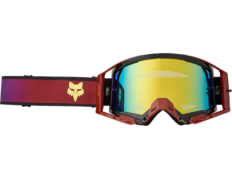 Balfes Bikes Fox Racing Airspace Drip Mirrored Lens Goggles in Rust Brown | Free postage over £30, £10 off first order, price match & 0% finance.