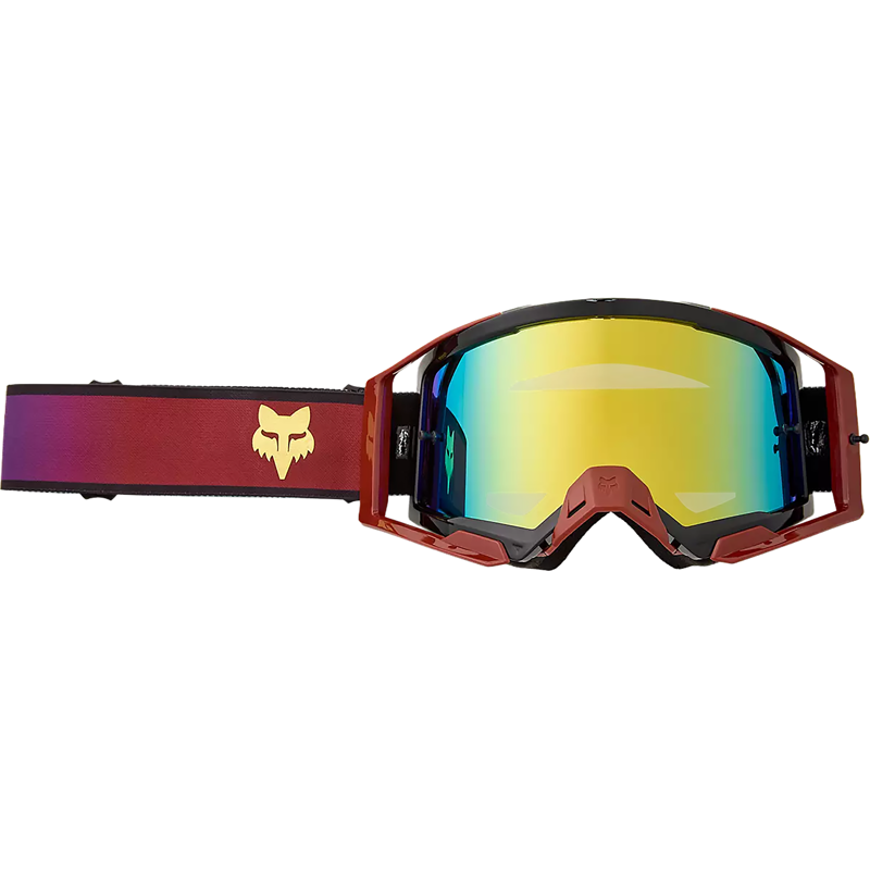 Balfes Bikes Fox Racing Airspace Drip Mirrored Lens Goggles in Rust Brown | Free postage over £30, £10 off first order, price match & 0% finance.