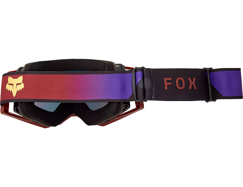 Fox Racing Airspace Drip Mirrored Lens Goggles in Rust Brown-1