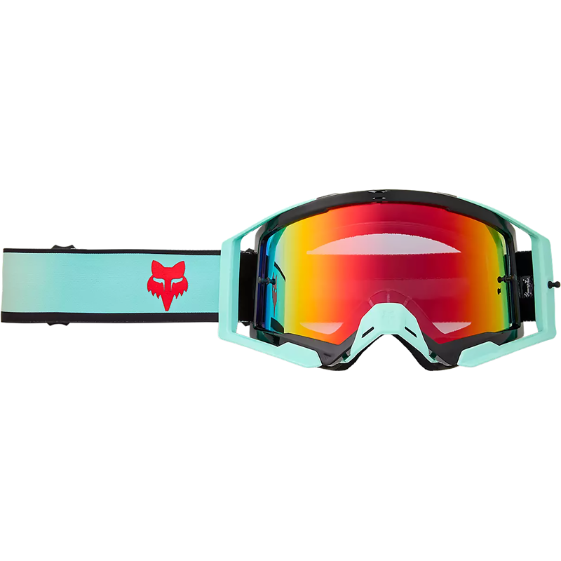 Balfes Bikes Fox Racing Airspace Drip Mirrored Lens Goggles in Turquoise | Free postage over £30, £10 off first order, price match & 0% finance.