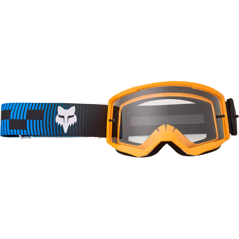 Balfes Bikes Fox Racing Main Collect Goggles in Orange/Blue | Free postage over £30, £10 off first order, price match & 0% finance.