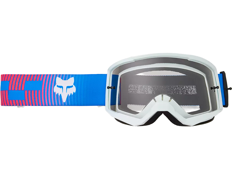 Balfes Bikes Fox Racing Main Collect Goggles in Blue/Pink/White | Free postage over £30, £10 off first order, price match & 0% finance.