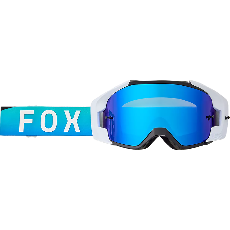 Balfes Bikes Fox Racing Vue Spire Mirrored Lens Goggles in Aqua Blue | Free postage over £30, £10 off first order, price match & 0% finance.