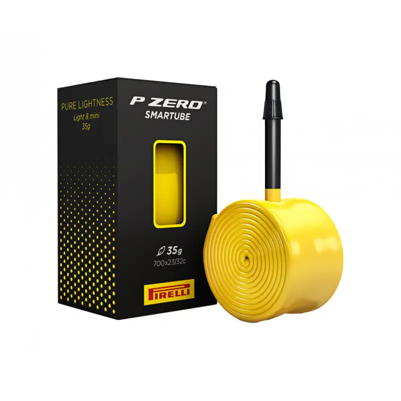 Balfes Bikes Pirelli P ZERO Smartube Presta Inner Tube in Yellow 700x23-32c 80mm | Free postage over £30, £10 off first order, price match & 0% finance.