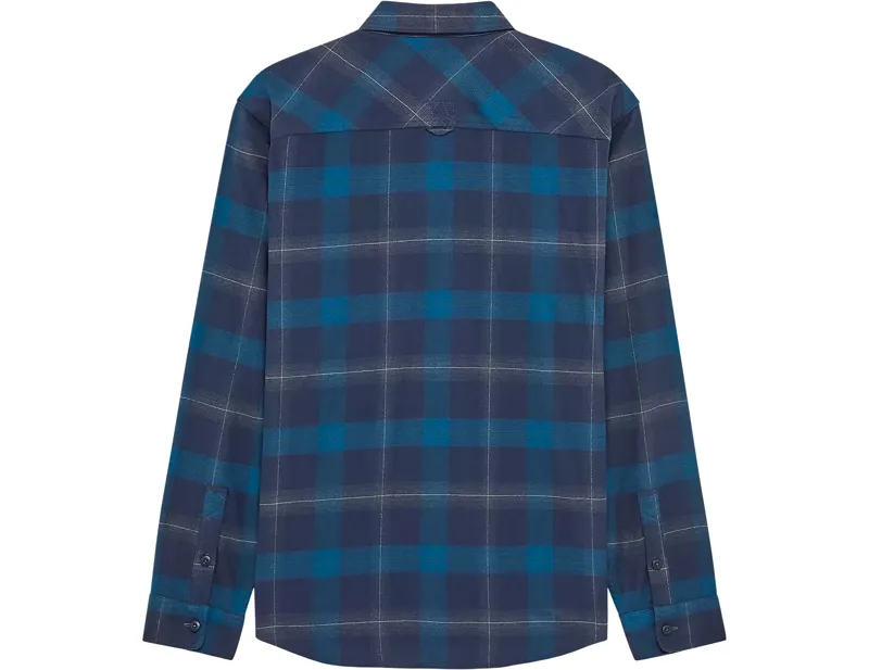 Fox Survivalist Core Flannel Long Sleeve Shirt in Midnight Blue-1