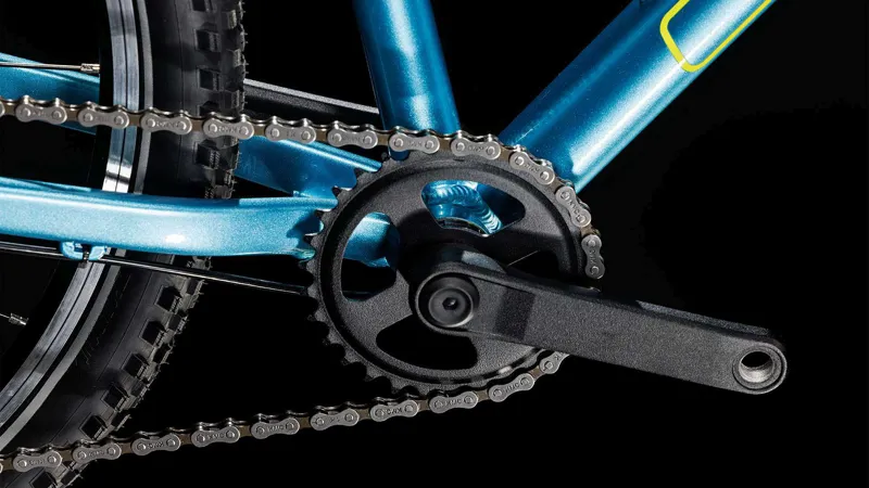 Cube Numove 240 24 Inch Wheel Kids Bike 2025 in Blue/Lime-7