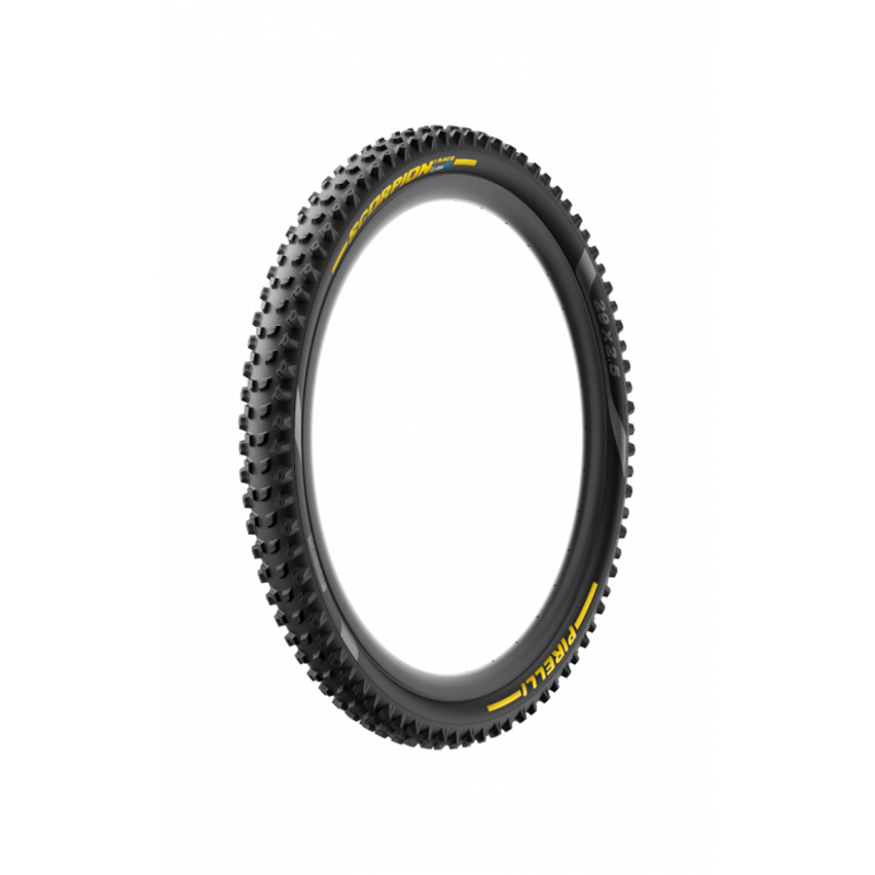 Pirelli Scorpion Race DH S Dualwall+ SmartEVO Yellow 29x2.50 Tyre in Black-2