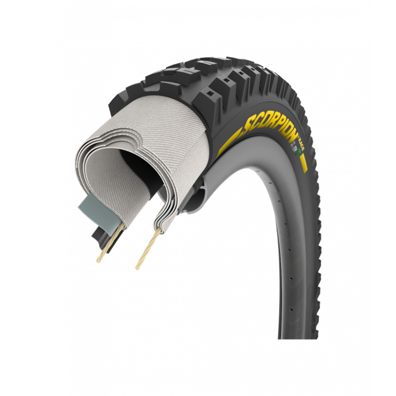 Pirelli Scorpion Race Enduro T 29x2.50 Tyre in Black/Yellow-4