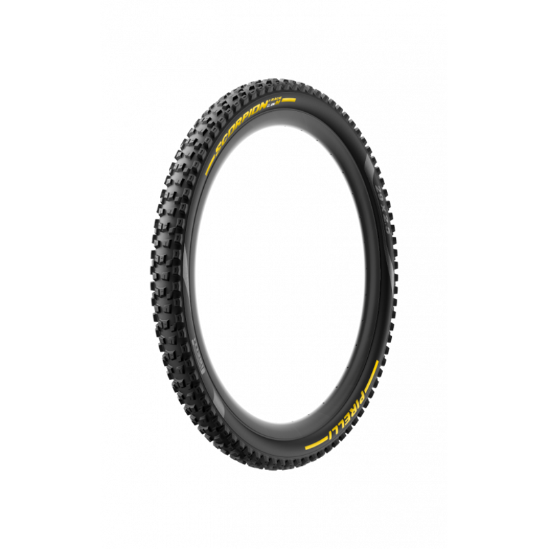 Pirelli Scorpion Race Enduro M 27.5x2.50 Tyre in Black/Yellow-2