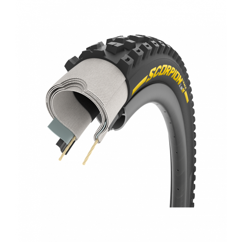 Pirelli Scorpion Race Enduro M 29x2.50 Tyre in Black/Yellow-4