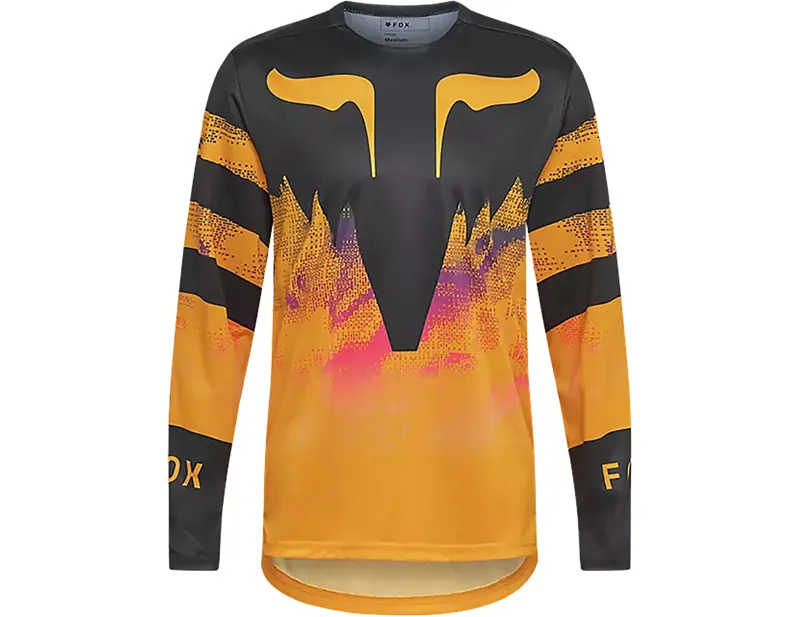 Balfes Bikes Fox Racing Ranger Kairos Long Sleeve Jersey in Tangerine | Free postage over £30, £10 off first order, price match & 0% finance.
