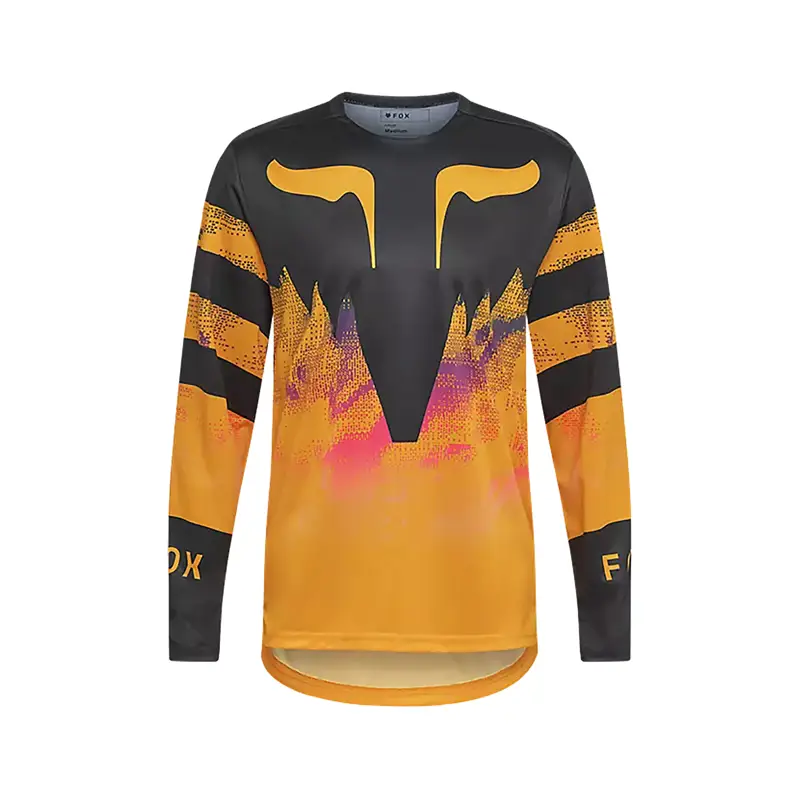 Balfes Bikes Fox Racing Ranger Kairos Long Sleeve Jersey in Tangerine | Free postage over £30, £10 off first order, price match & 0% finance.
