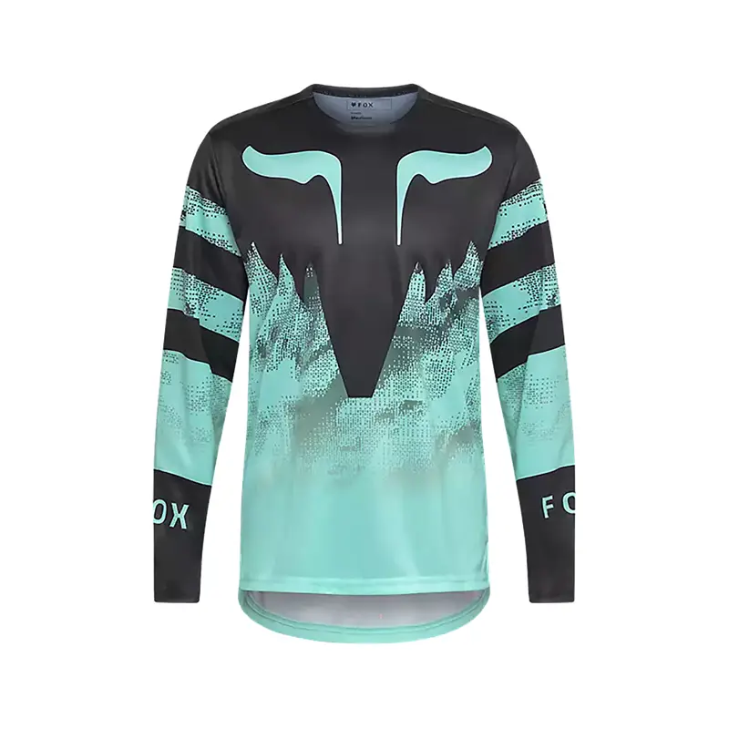 Balfes Bikes Fox Racing Ranger Kairos Long Sleeve Jersey in Turquoise | Free postage over £30, £10 off first order, price match & 0% finance.